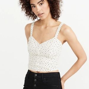 Abercrombie & Fitch Cami Crop Top with Stars